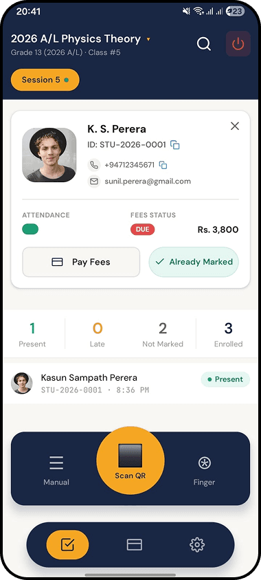 Active mobile screen preview